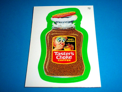 2008 Wacky Packages Flashback1 {FB1} Green Border ''TASTER'S CHOKE'' #72 Sticker
