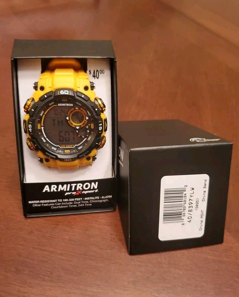 Armitron Sport Women's 45/7102TTL Digital Chronograph Translucent Ma
