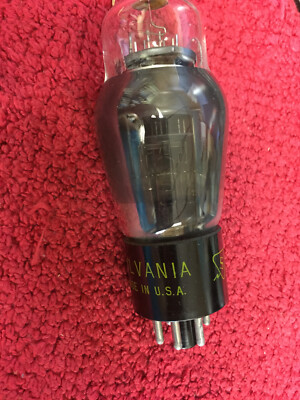 6S7G SYLVANIA VINTAGE TUBE NOS