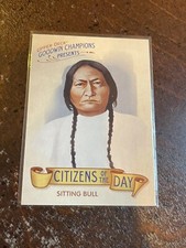 2009 Goodwin Champions Baseball Citizens Of The Day CD10 Sitting Bull