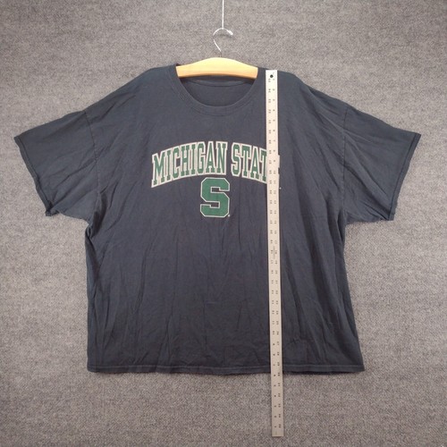 Unbranded Men's Michigan State Spartans T-Shirt Black Short Sleeve - Picture 9 of 11
