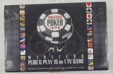 World Series of Poker-15 IN 1 CASINO-Plug and Play TV/ Wireless Video Game NEW