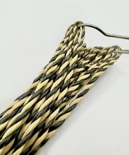 Recurve Flemish Archery Bowstring - FF - Traditional Bowstrings Black and Bronze