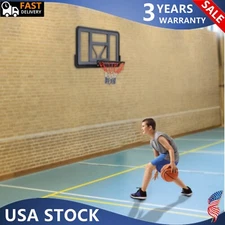 44 in Shatter-Proof PET Material Basketball Backboard and 17 inch Rim Combo Kit