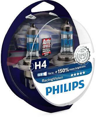 60% Licht Philips 2x H4 blau ColorVision Autolampe Scheinwerfer Birne Front