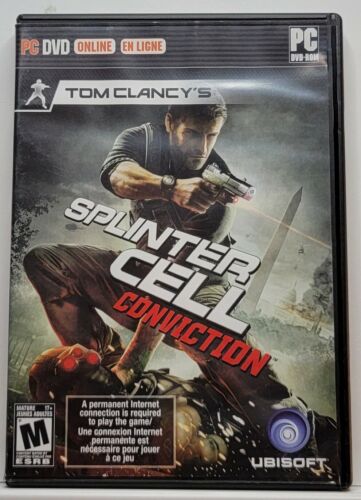Tom Clancy's Splinter Cell: Conviction (PC, 2010) Tested Works Manual CIB  - Picture 1 of 5