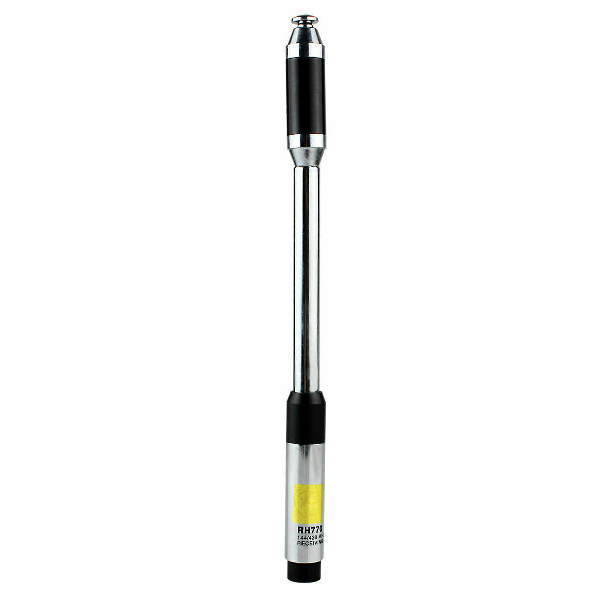 Compass 03144 Antenne Télescopique Chromée 120 Cm Pour Voiture - Montage Aile Ou Toit - Câble 140 Cm