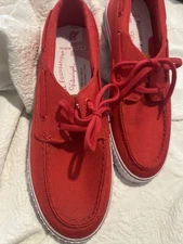 PF Flyers Boat Shoes Worn Once Womens 12.5 Mens 11