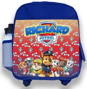 paw patrol personalised backpack