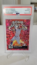 2022 Donruss Bryce Harper Bomb Squad Red Color Match /149 PSA GEM Mt 10 