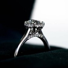 1.68 CT White Round CZ Engagement Wedding Ring In Solid 925 Sterling Silver