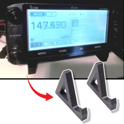Supporto Angolare Da Scrivania Per Pannello Icom ID-5100 – Speedway