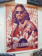 THE BIG LEBOWSKI Tracie Ching ART PRINT POSTER LIMITED   18x24" 79/200