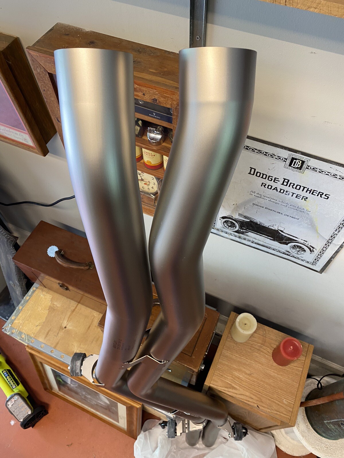Akrapovic Titanium Bentley Bentayga Mid Exhaust Pipe