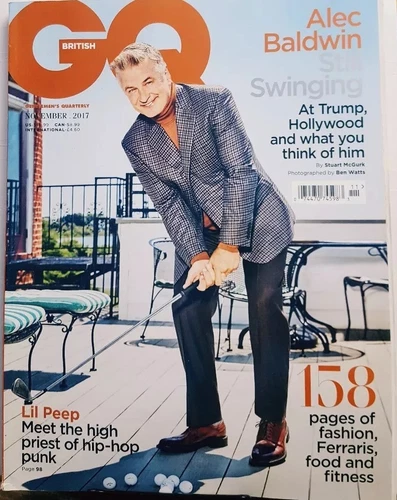 British GQ UK Nov 2017 Alec Baldwin Trump Lil Peep Ferraris FREE SHIPPING CB