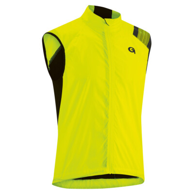 Gonso Blosko Herren Fahrradweste Windweste safety yellow signalgelb bis 6XL
