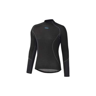 Shimano Breath Herren Hyper Base Layer, Radfahren, Reiten, Radfahren, schwarz.