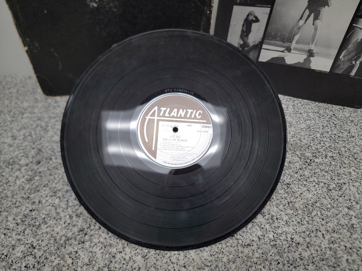 AC/DC ‎' Back In Black ' Vinyl LP SD 16018 Atlantic US 1980 | eBay