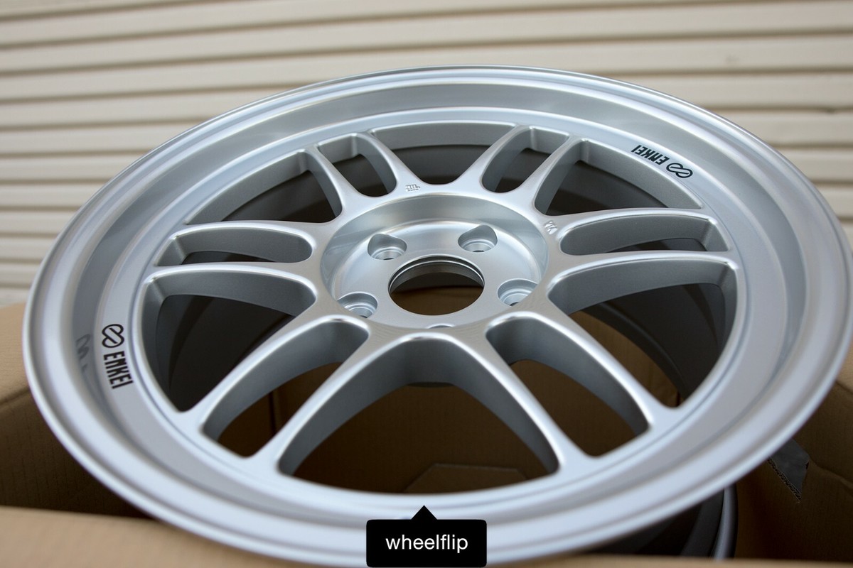 set of 4) Enkei RPF1 17x9 +35 5x114.3 Silver Wheels | eBay