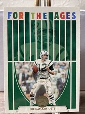 2022 Panini Legacy Football #FA-9 Joe Namath For the Ages Insert Jets