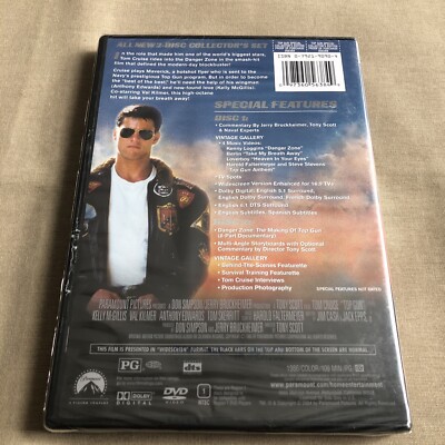 Top Gun (DVD Collector's Edition 1986) Tom Cruise Tim Robbins