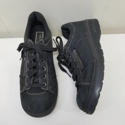 Skechers 9.5 Black Oxford Lace Up Shoes 