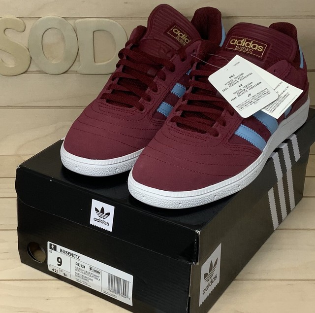 adidas busenitz burgundy blue