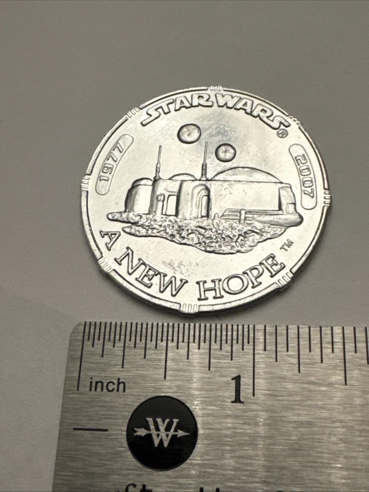 Moneda Patrón Cantina Mos Eisley Guerra de las Galaxias Tatooine Elis Helrot Una Nueva Esperanza Foto 3 de 3