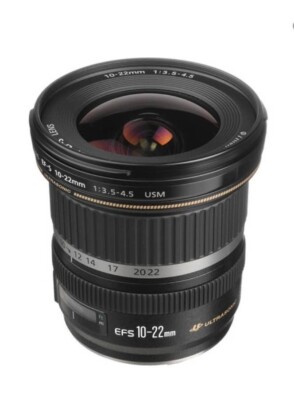 Canon EF-S 10-22mm f/3.5-4.5 USM SLR Lens for EOS Digital SLRs