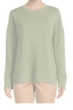 Womens sweatshirt Olive Green Large NWT