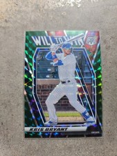 2021 Mosaic Kris Bryant Will To Win Green Prizm SP No. WTW3