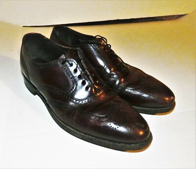 Hanover Master Flex All Leather Oxford Wingtip Burgundy Dress Shoes Mens 9.5 s-l400.jpg main image 4