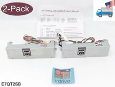 2-pack Universal External DUAL USB IO Port for Desktop PC Motherboard Pin Header