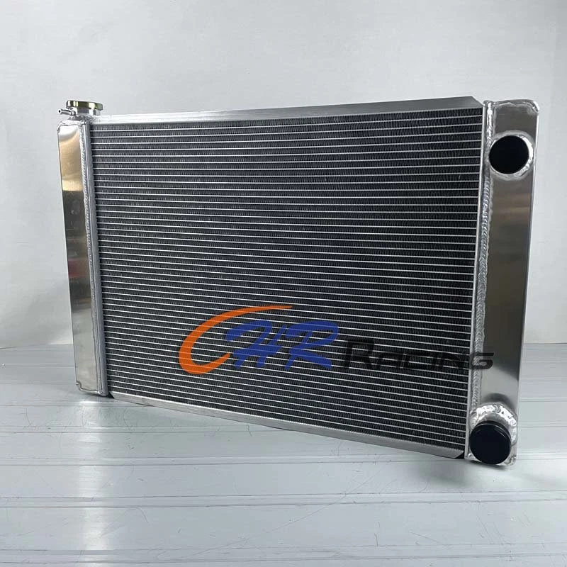 3 Row 24" Core Dual Pass Universal Crossflow Radiator with Fans - Image 3 of 4