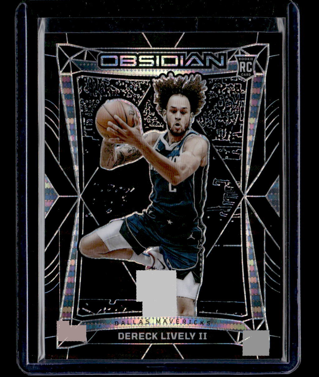 2023-24 Panini Obsidian #120 Dereck Lively II Electric Etch International