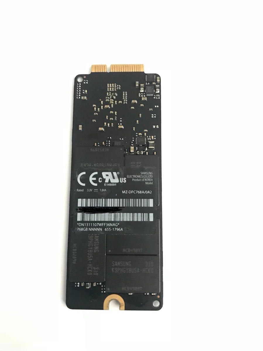 Samsung SSD 768gb MZ-DPC768A/0A2 Apple MacBook Pro Retina Mid 2012 