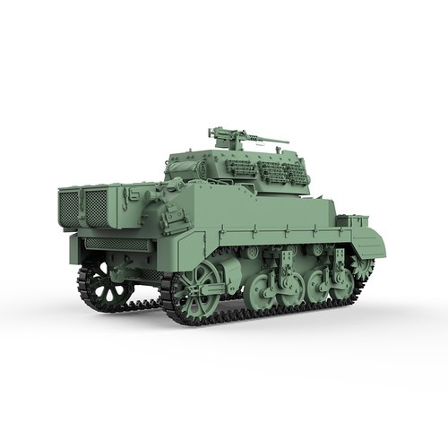 SSMODEL 760 1/76 Model Kit US M8 Howitzer Carrier GAMES - Picture 3 of 5