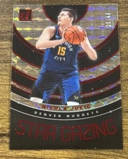 2019-20 Clearly Donruss NIKOLA JOKIC RED STAR GAZING /49 DENVER NUGGETS SSP