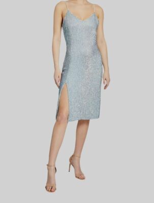 $535 Retrofete Women's Blue Sequin Sleeveless Cocktail Dress Size XS | eBay $535 Retrofete Women's Blue Sequin Sleeveless Cocktail Dress Size XS | eBay