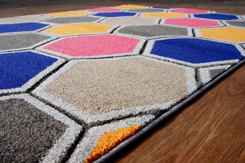 SMALL - LARGE SPECTRUM COLOURFUL SPLINTER SHATTER GEOMETRIC 3D CARVED ...