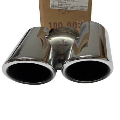 Original Porsche 911 997 Abgasrohr Auspuffblende Chrom Endrohr 99704498100NAC - Bild 1 von 4