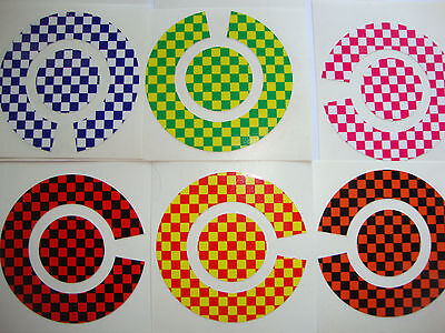Lucy  12 LAWN BOWLS STICKERS 1/"  NEW CROWN GREEN BOWLS FLAT GREEN  BOWLS