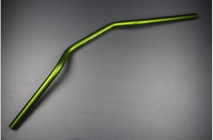 Guidon plat vert clair 22mm en aluminium haute résistance
