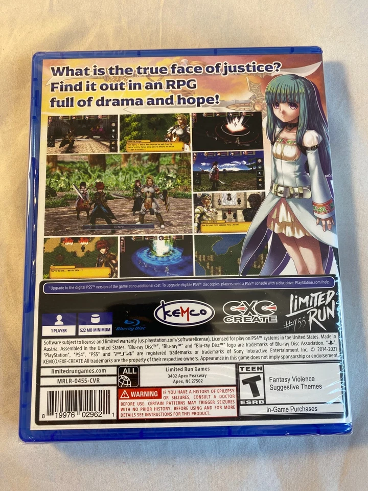 Alphadia Genesis 2 PS4 Limited Run Games 455 PlayStation 4 NEW SEALED - Image 2 of 3