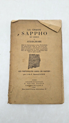 Die keusche Sappho von Lesbos und Stésichore / 1913