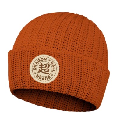 Dragon Ball Super Patch Logo Strick Beanie Mütze Offizielle Arditex