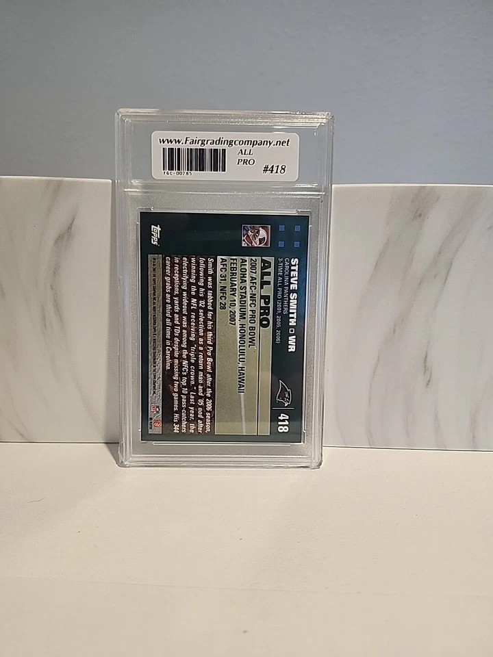 💎💎 2007 Topps #418 Steve Smith 💎 GRADED FGC10 MINT 💎💎 - Image 2 of 2