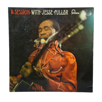 Jesse Fuller - Eine Session mit LP Original 1966 Fontana UK Mono Vinyl TL5313 Sehr guter Zustand/VG
