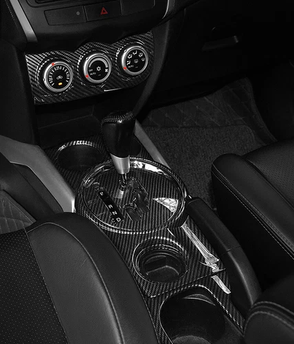 Carbon Fiber Interior Decoration Cover Trim For Mitsubishi Outlander Sport 11-17 - Picture 12 of 12