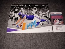 Kyle Rudolph Signed 8x10 Jsa Minnesota Vikings